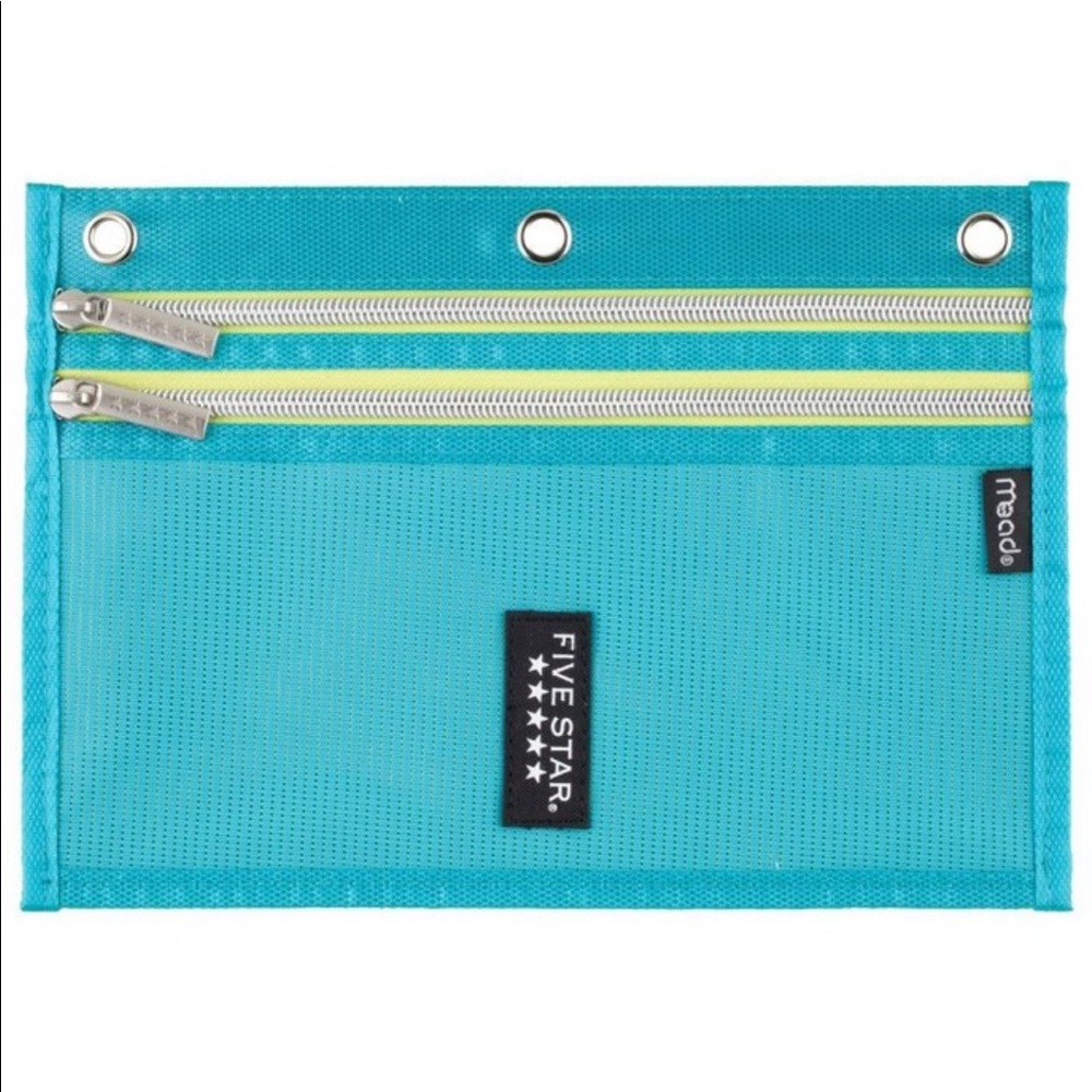 NWT Five Star Dual Zipper Pencil ✏️ Pouch